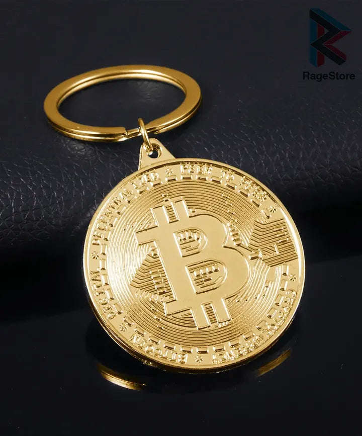 Llavero moneda Bitcoin