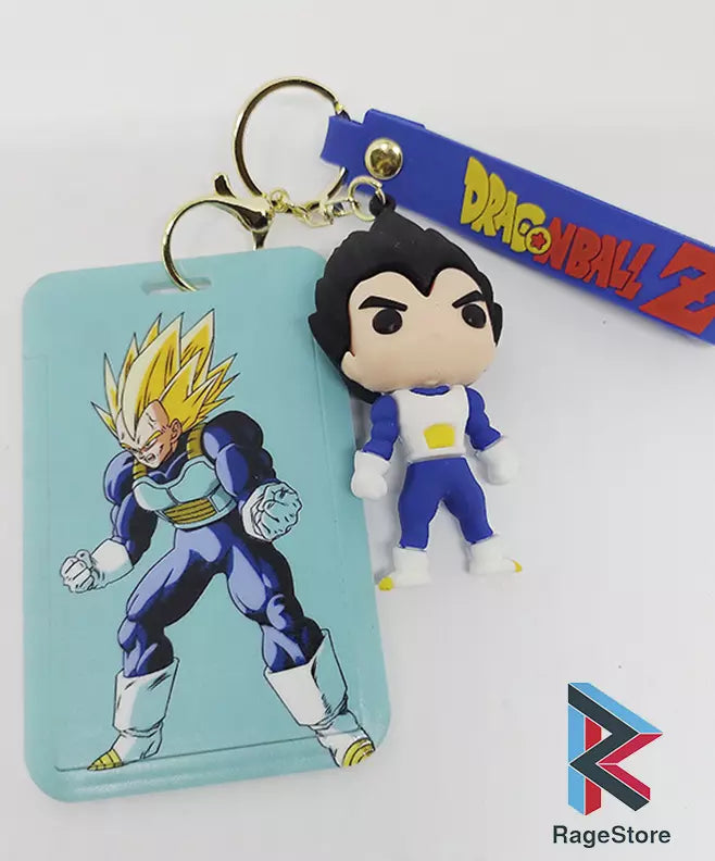 Llavero Vegeta chibi + porta Gafete