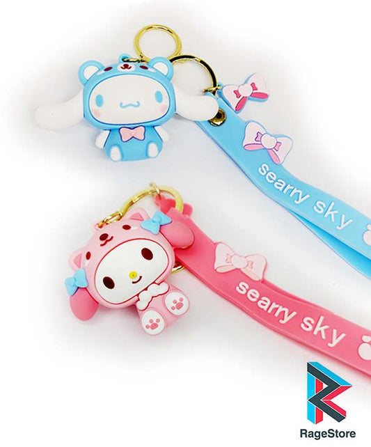 1x Llavero My Melody - Cinnamoroll - Hello Kitty