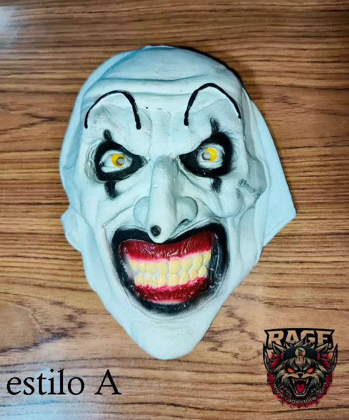 Máscara de Terrifier - Máscara de Látex de Art el Payaso psicópata