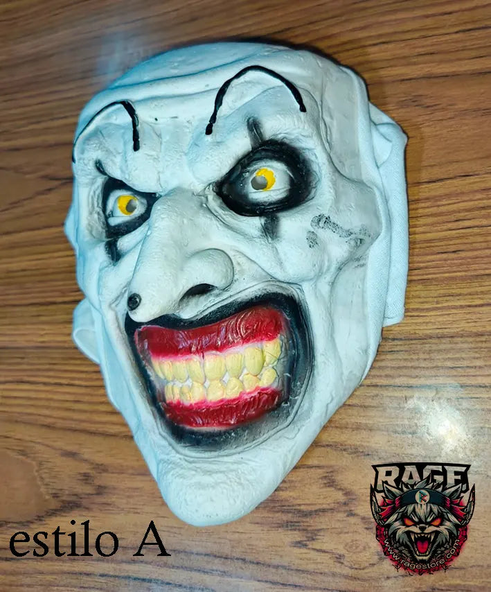 Máscara de Terrifier - Máscara de Látex de Art el Payaso psicópata