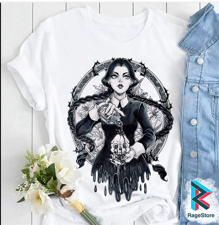 Merlina Arte Fan (Playera o Blusa)