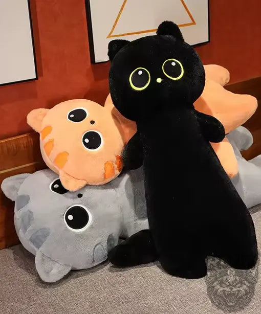 Peluche de Gato negro largo - 60cm