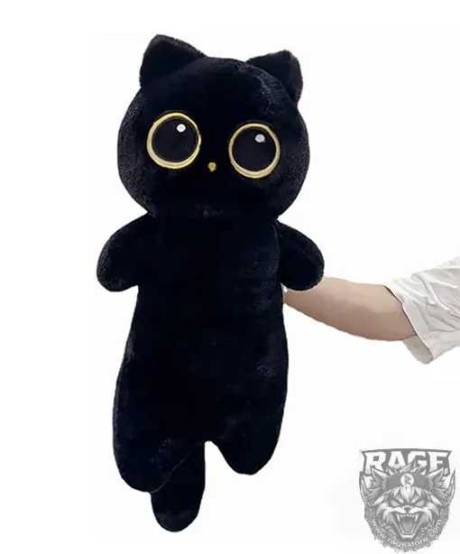 Peluche de Gato negro largo - 60cm