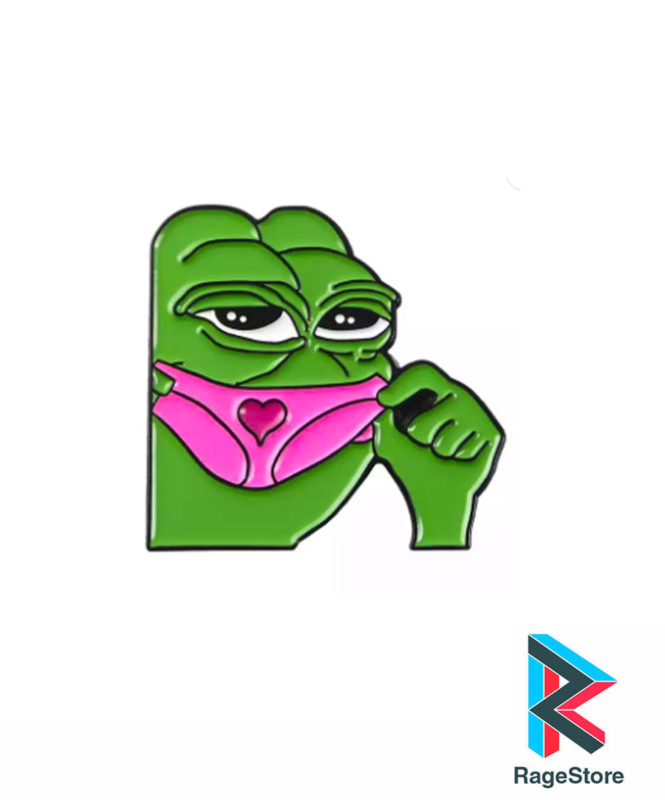 Pin rana Pepe - Broche metálico