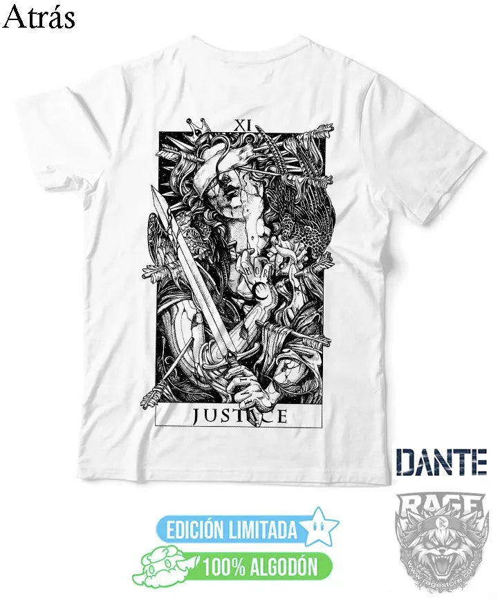 Justice Tarot - Dante