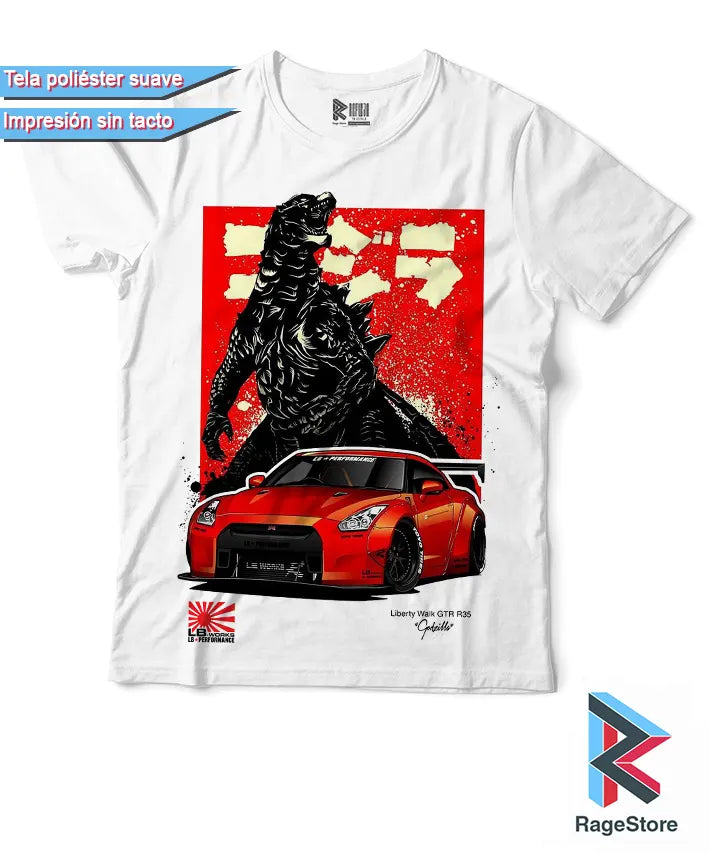 Godzilla GT-R R35 (playera o blusa)