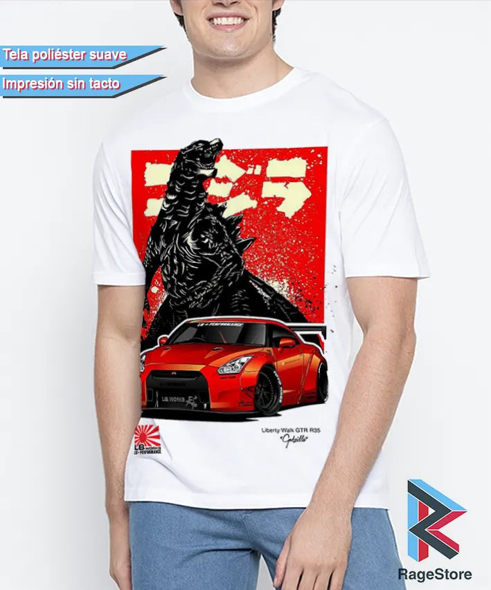 Godzilla GT-R R35 (playera o blusa)