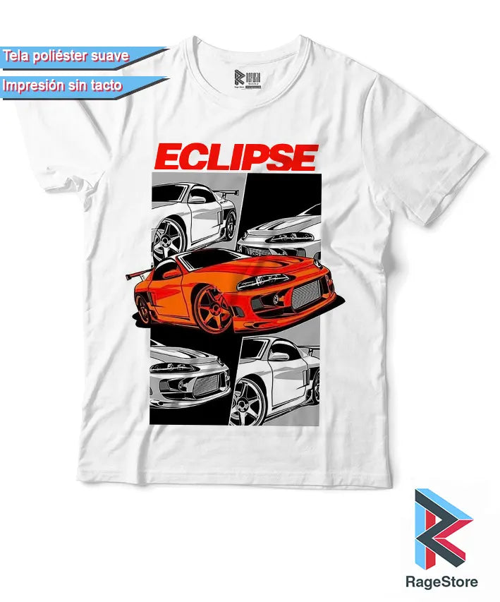 Mitsubishi Eclipse naranja (playera o blusa)