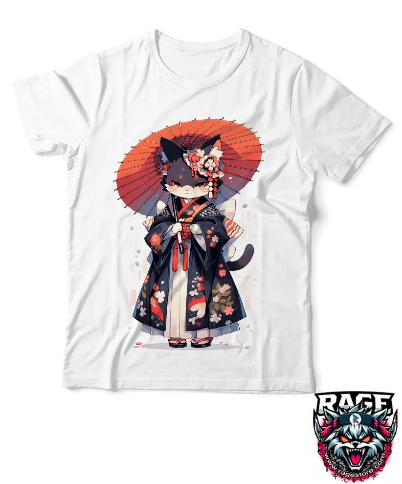 Gata japonesa Geisha (Playera o Blusa)