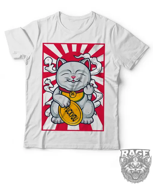 Gato de la Fortuna "Fuck you" (Playera o Blusa)