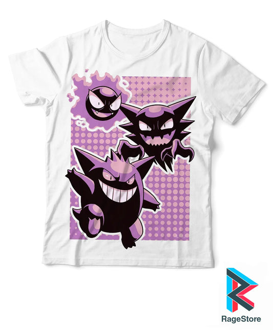 Gengar Evolucion Fantasma - Pokemon (Playera o Blusa)