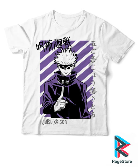 Gojo Sensei Shiroi - Jujutsu Kaisen (Playera o Blusa)