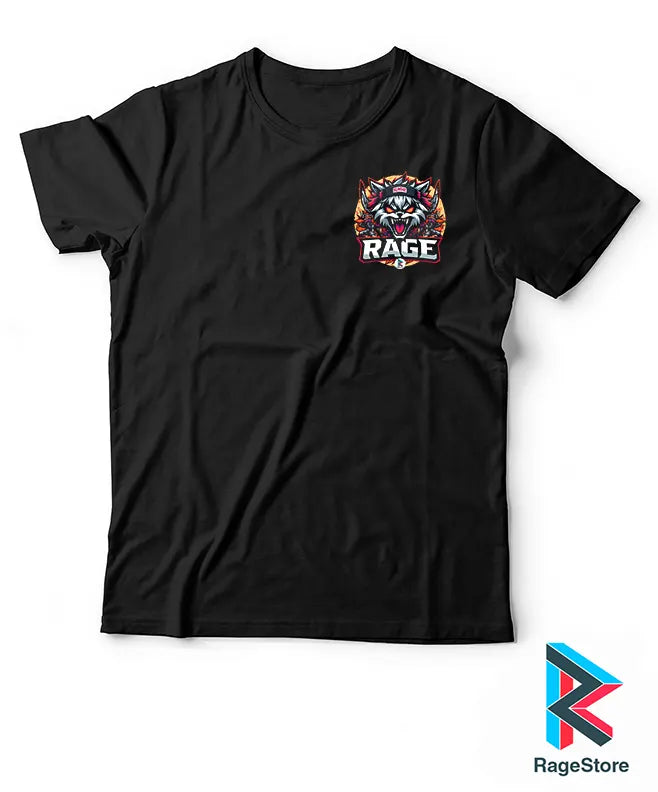 Rage 2024 -Playera negra 100% algodón oficial (dtg)