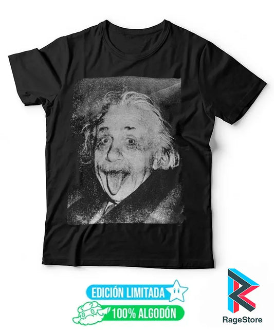 Albert Einstein sacando la lengua - Dante