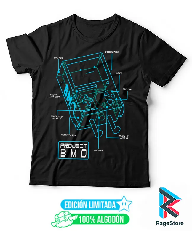 Proyecto BMO (playera negra)