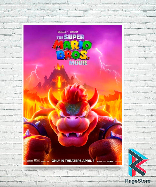 Póster Bowser Super Mario Movie