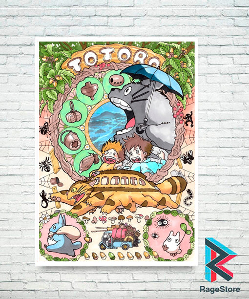 Poster Mundo Totoro (Papel Foto o Metálico)