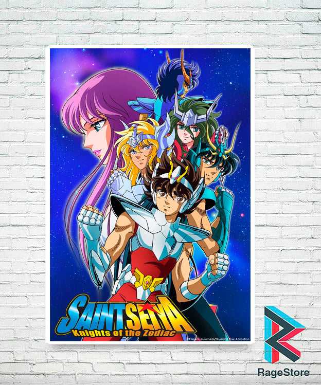 Poster Saint Seiya - Scene 5 - Rachius A.Tuis Original N°540/1000