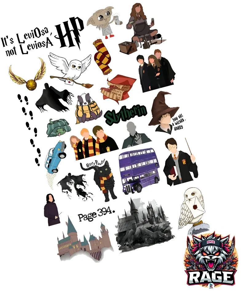 Set de Stickers Harry Potter 2024