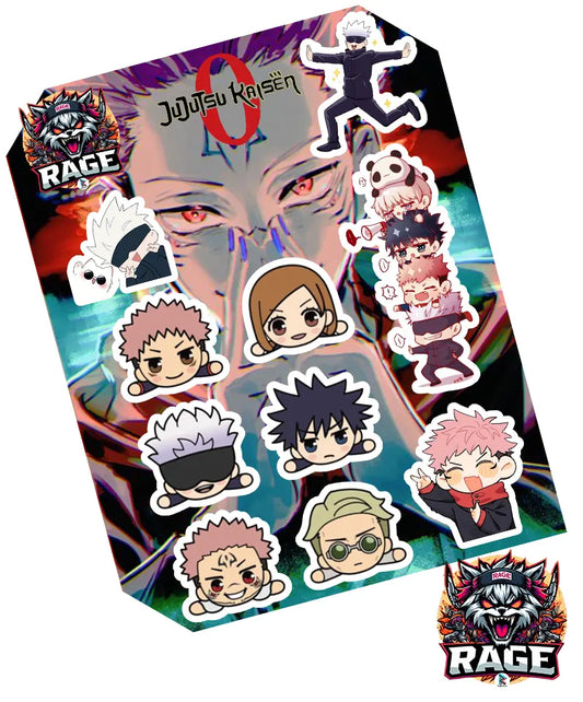 Set de stickers Jujutsu Kaisen personajes Chibi