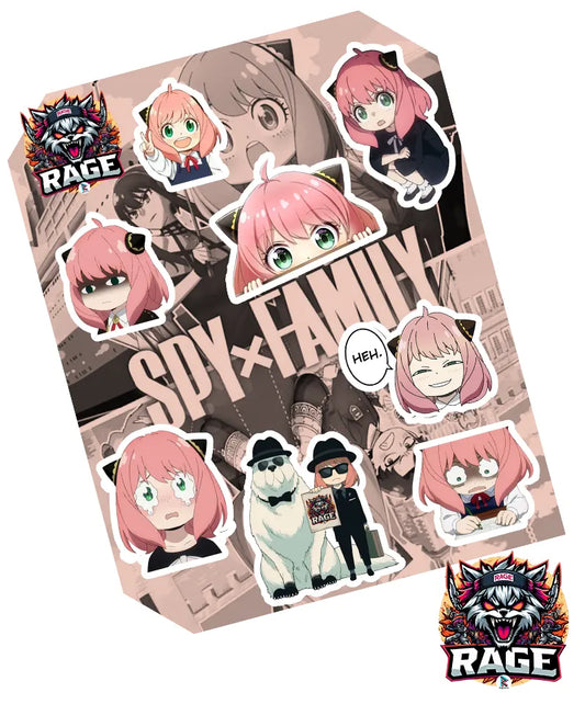 Set de Stickers Anya Forger - Spy x Family