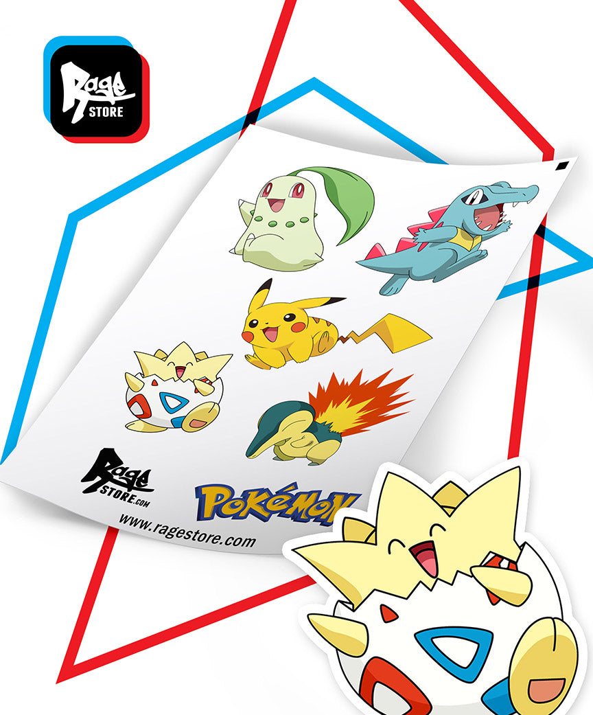 Stickers Pokemon Johto