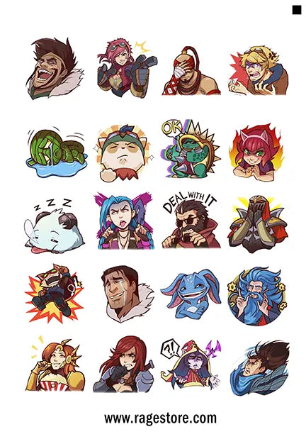 Stickers League of Legends Facebook