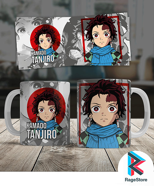 Taza Kamado Tanjiro Hermano