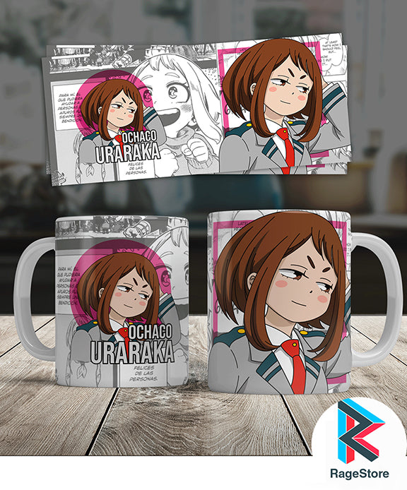 Taza Ochako Uraraka estudiante - BNH