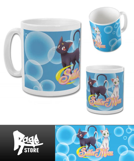 Taza Sailor moon Artemis y Luna