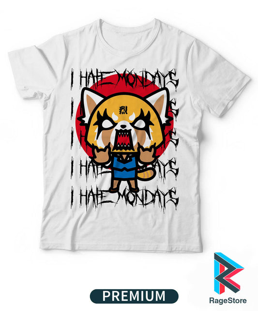 I Hate Mondays - Aggretsuko (Playera o Blusa)