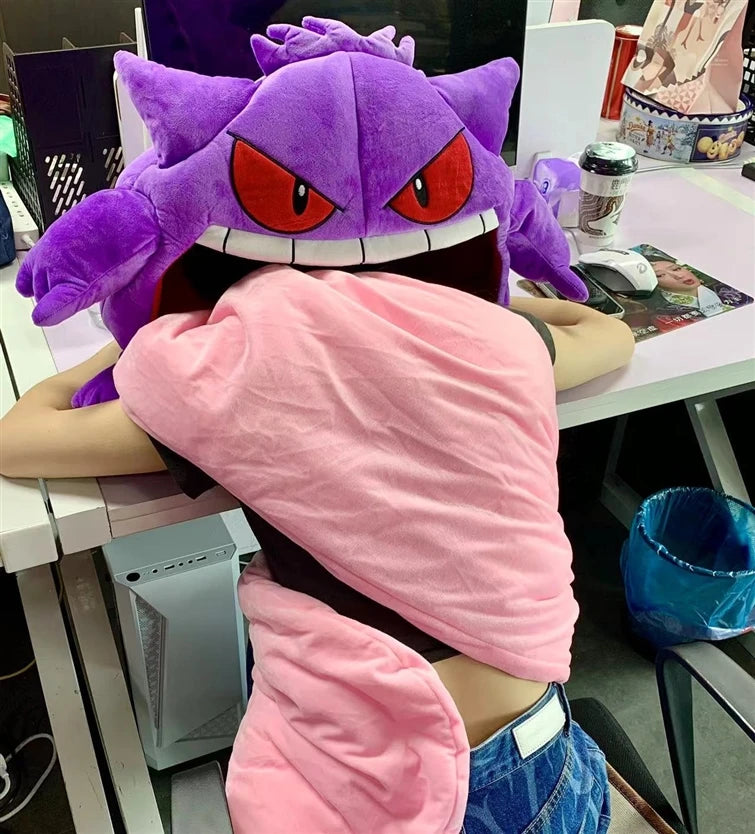 Almohada de Gengar - Peluche con colcha v2