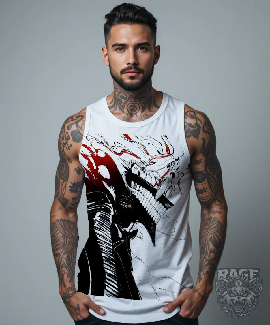 Camiseta blanca Okarun - Dandadan | Ragestore.com – Rage store