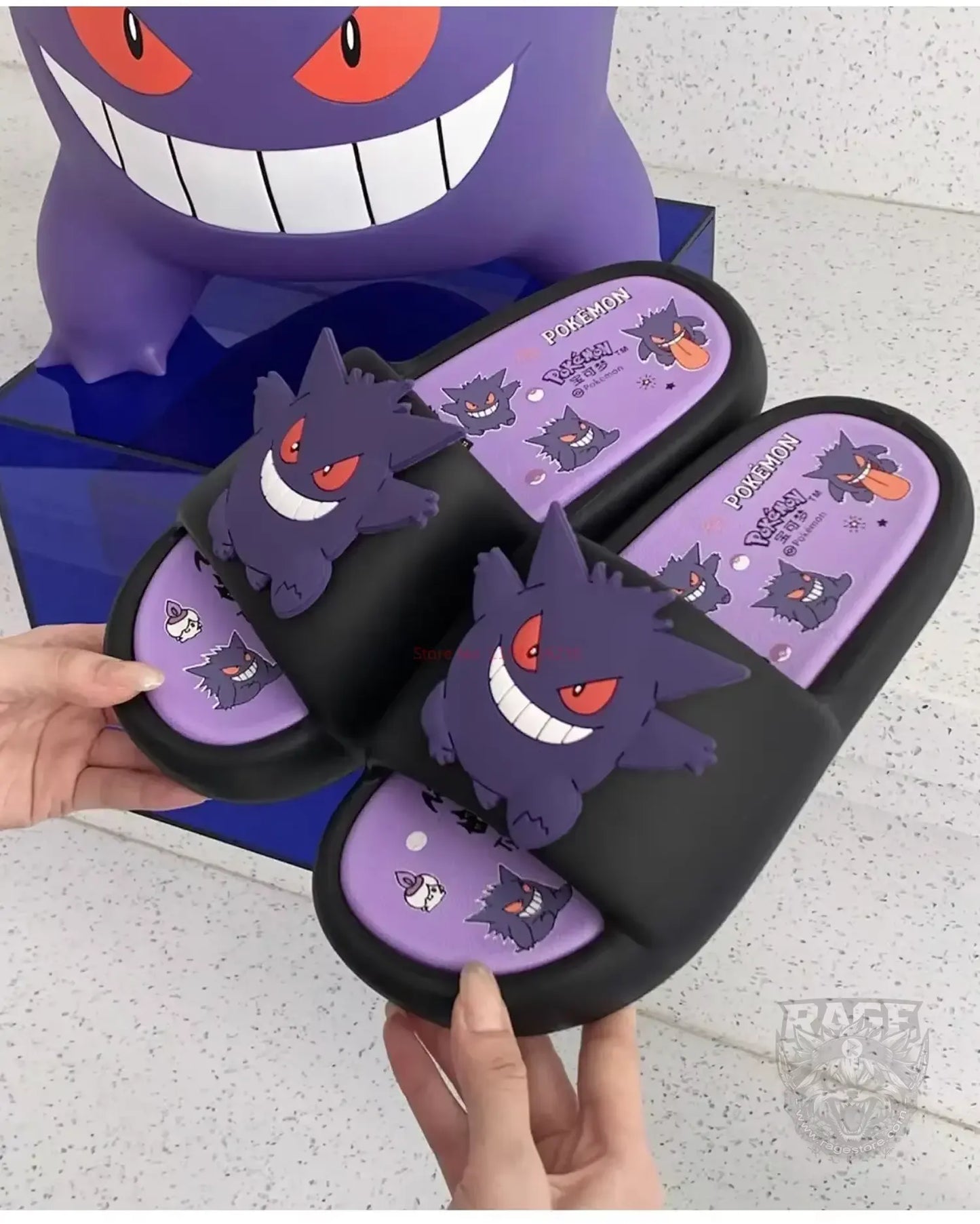 Chanclas de Gengar - Pokemon Calzado tipo sandalias