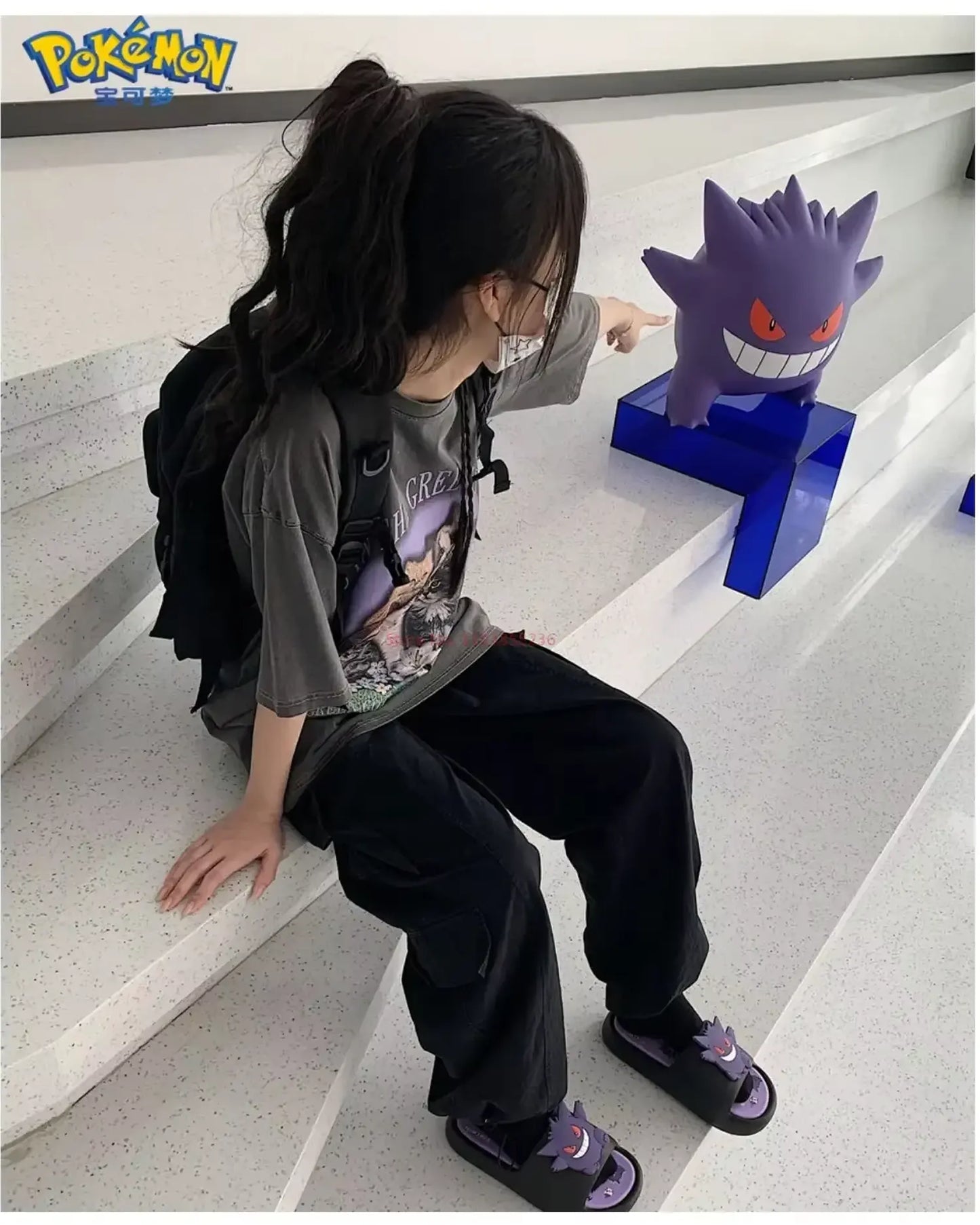 Chanclas de Gengar - Pokemon Calzado tipo sandalias