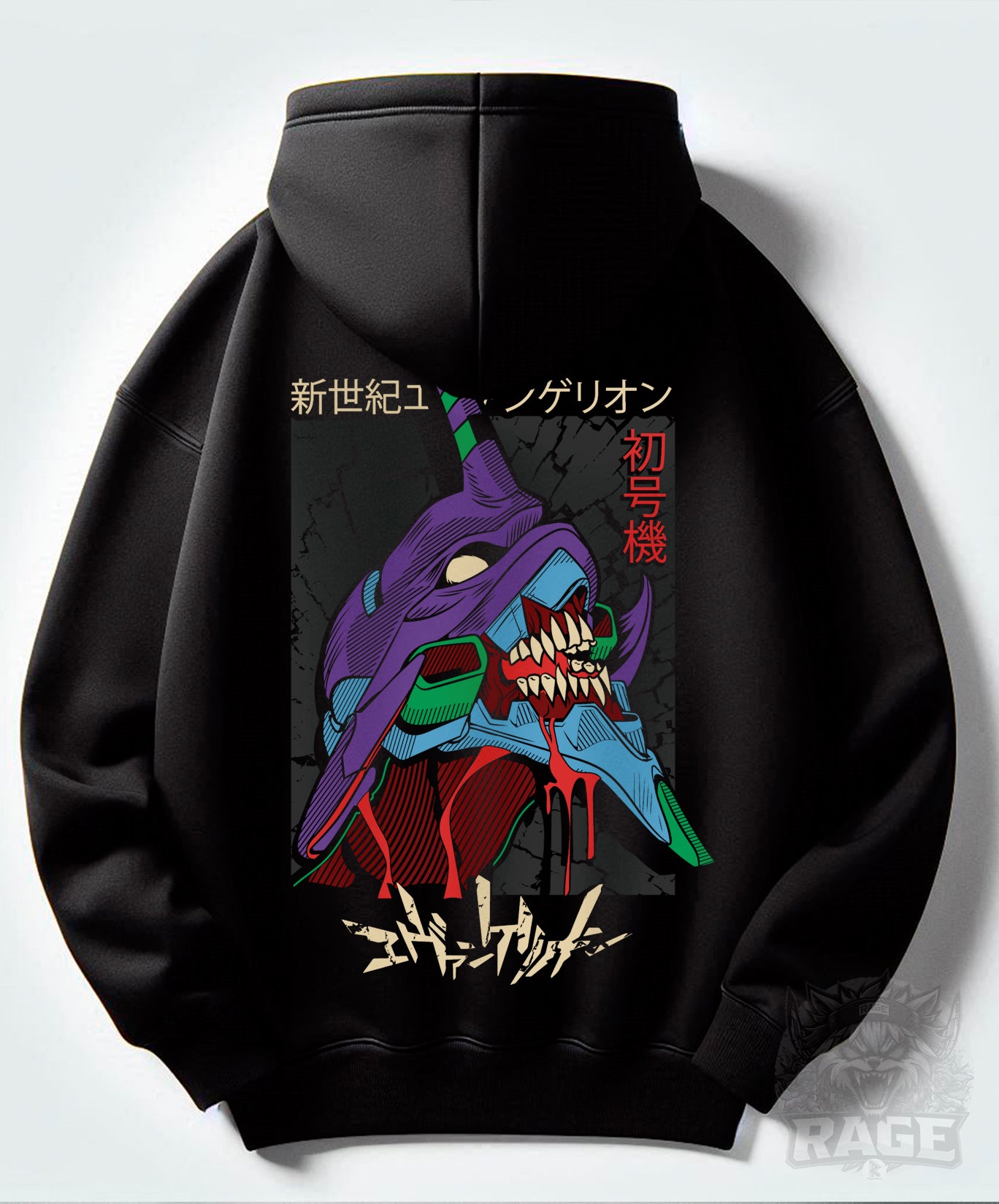 Hoodie negro Rei 01 #24 - Evangelion | Ragestore.com – Rage store