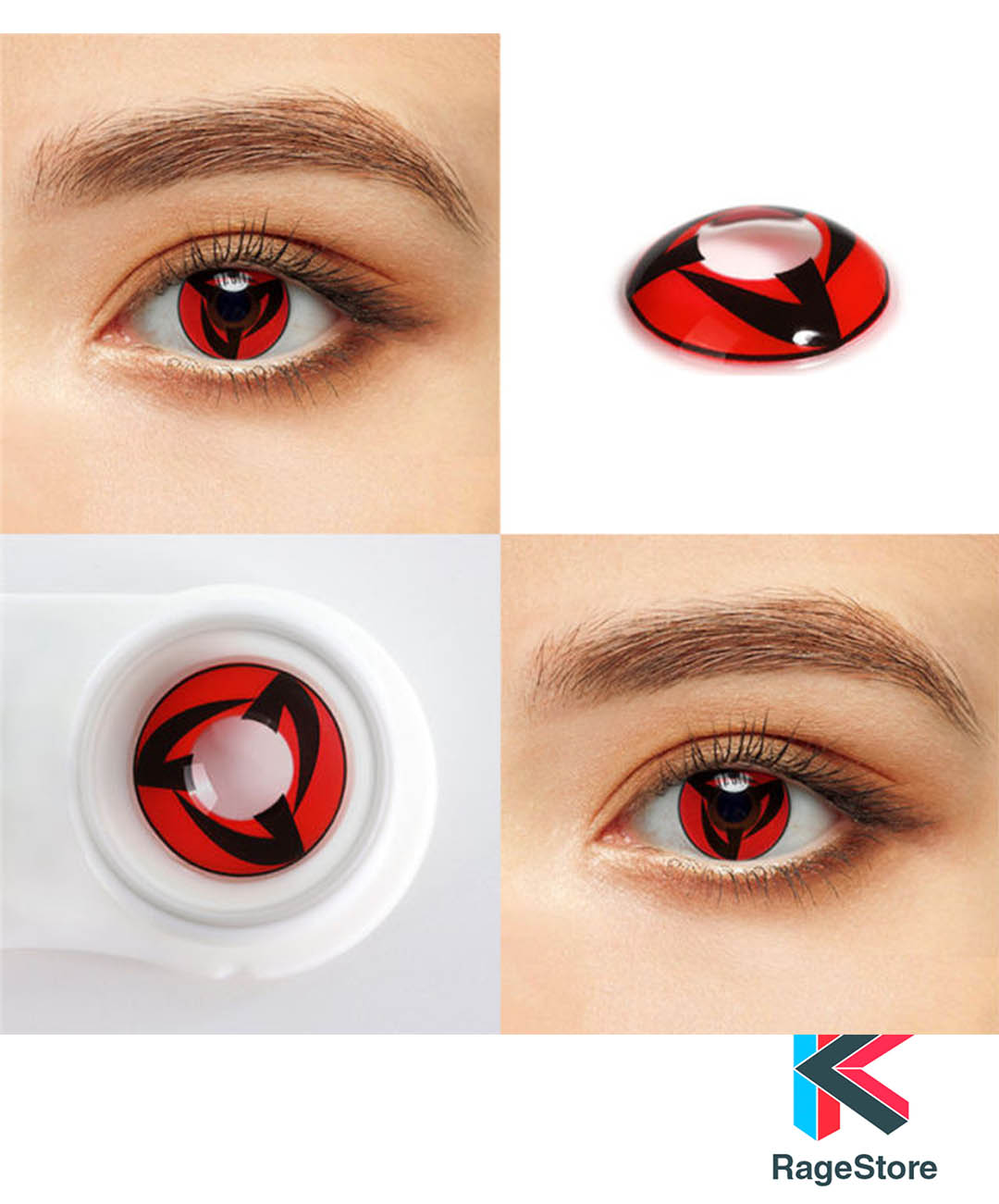 Lentes de contacto de Mangekyou Sharingan de Kakashi (MY16)