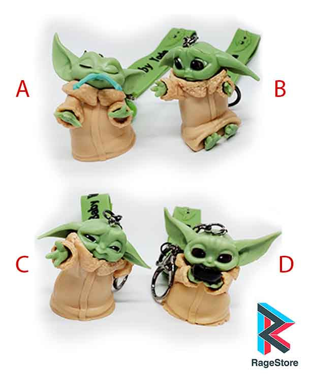 1x Llavero Baby Yoda