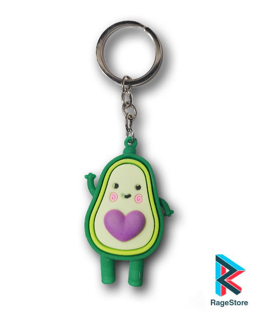 Llavero Aguacate Morado chibi