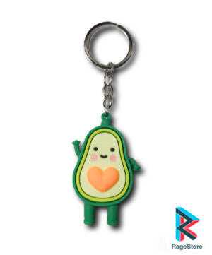 Llavero Aguacate Naranja chibi