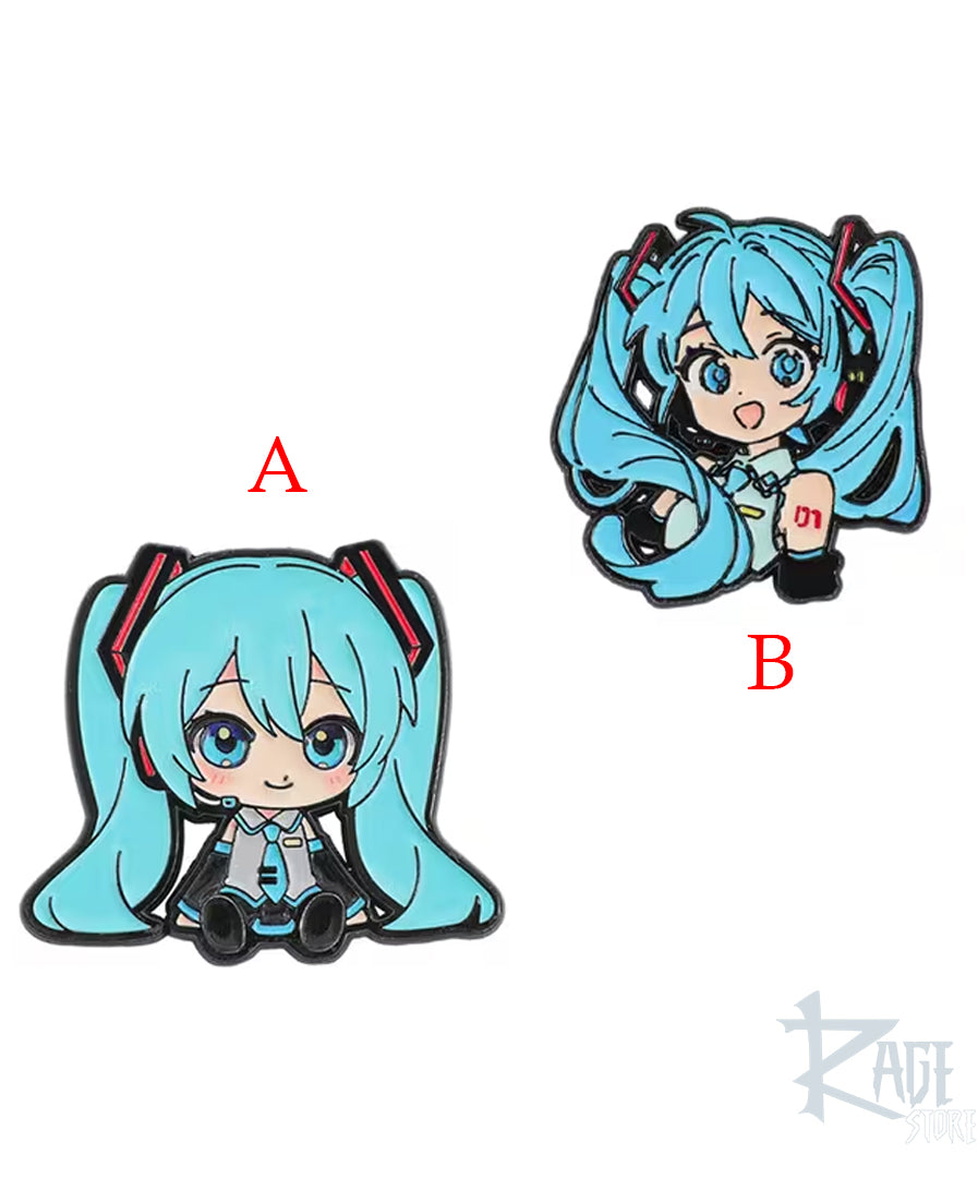 1x Pin de Hatsune Miku (Elige tu diseño)