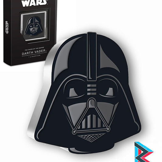 Medallón de Darth Vader coleccionable 100% Plata (Ag) - 1 oz. troy