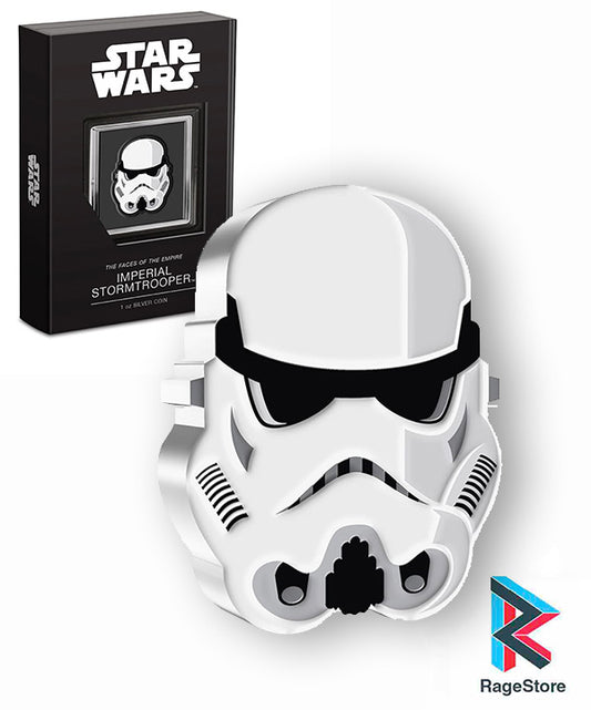 Medallón de Stormtrooper coleccionable 100% Plata (Ag) - 1 oz. troy