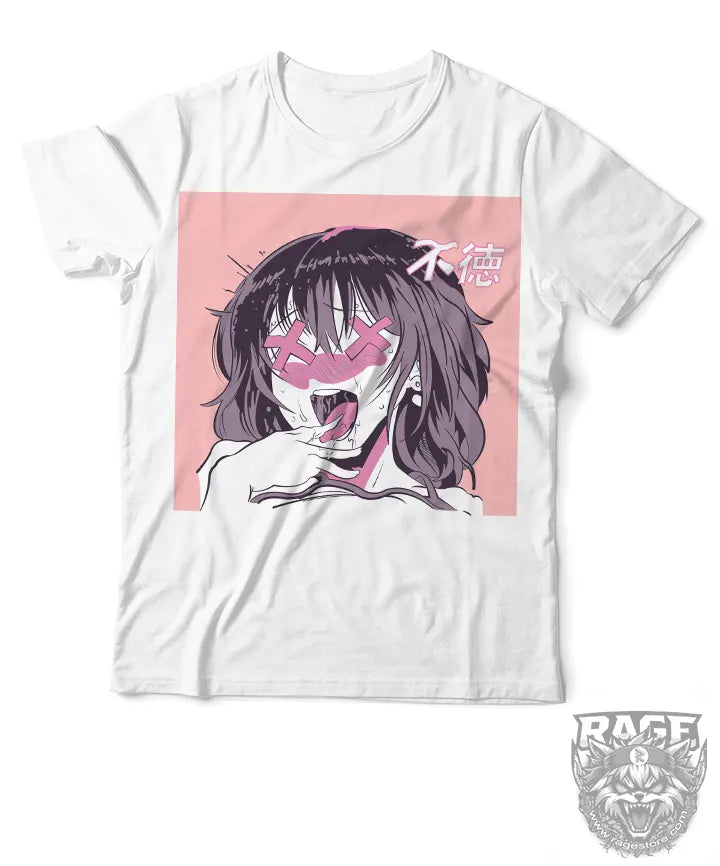 Chica Ahegao Censurada  (Playera o Blusa)