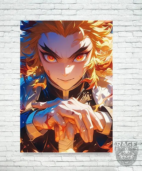 Póster Rengoku Kyojuro (Papel Foto o Metálico) | Ragestore.com – Rage store