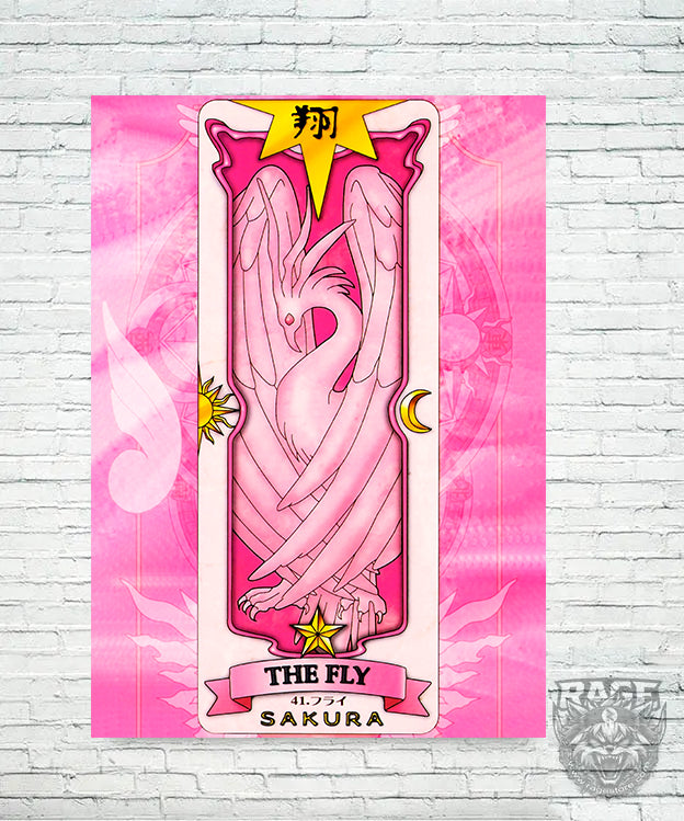 Póster Carta Vuelo - Sakura Card Captor