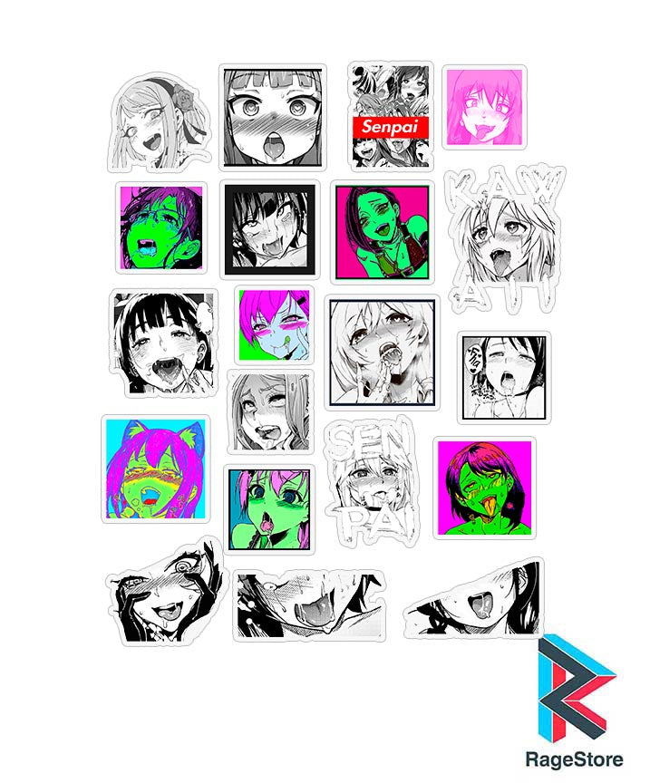 Stickers Ahegao – Rage store