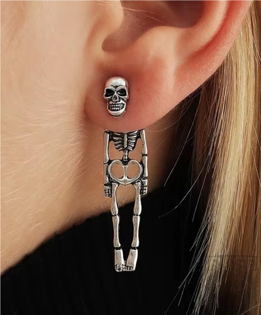 2x Aretes de Calavera