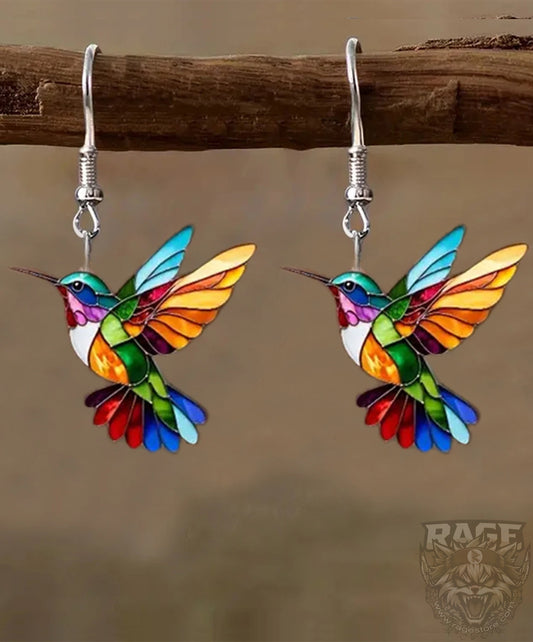2x Aretes de Colibrí